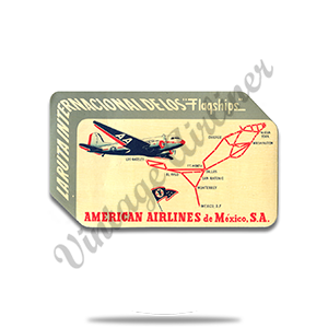 AA 1940's Mexico Service Round Sandstone Coaster