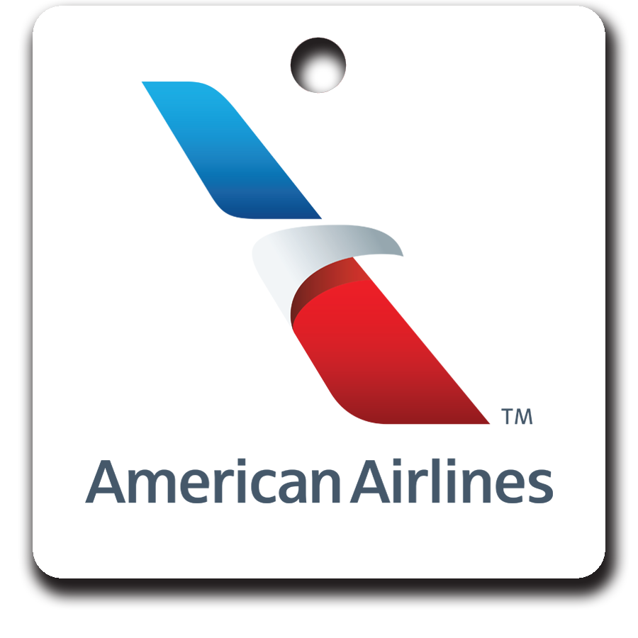 American Airlines New Logo Ornaments