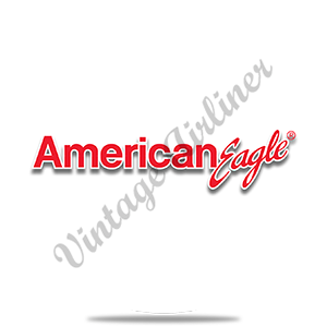 American Eagle Logo Round Sandstone Coaster