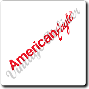 American Eagle Logo Square Sandstone Coaster