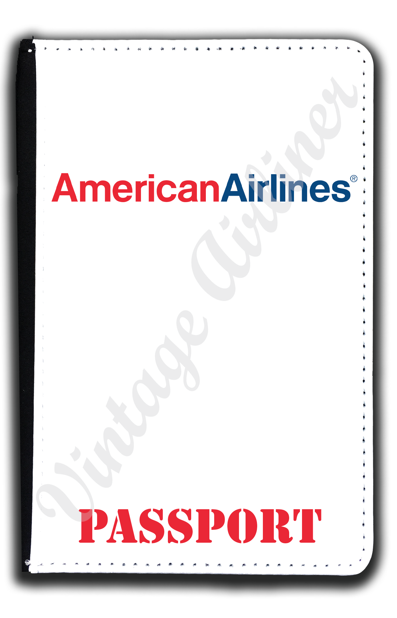 American Airlines Red & Blue Logo Passport Case