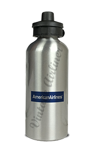 American Airlines Blue Image Aluminum Water Bottle