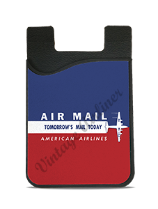 American Airlines Air Mail Sticker Card Caddy