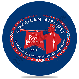AA Royal Coachman Round Sandstone Coaster