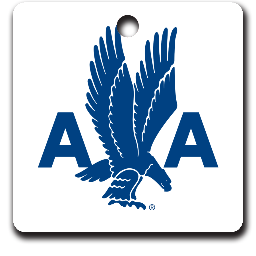 American Airlines 40's Eagle Ornaments
