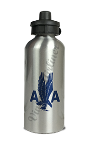 American Airlines 1940's Eagle Aluminum Water Bottle