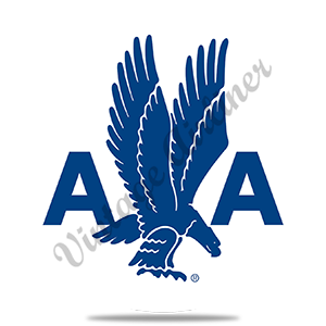 AA 1940's Logo Round Sandstone Coaster