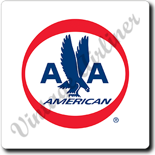 AA 1962 Logo Square Sandstone Coaster