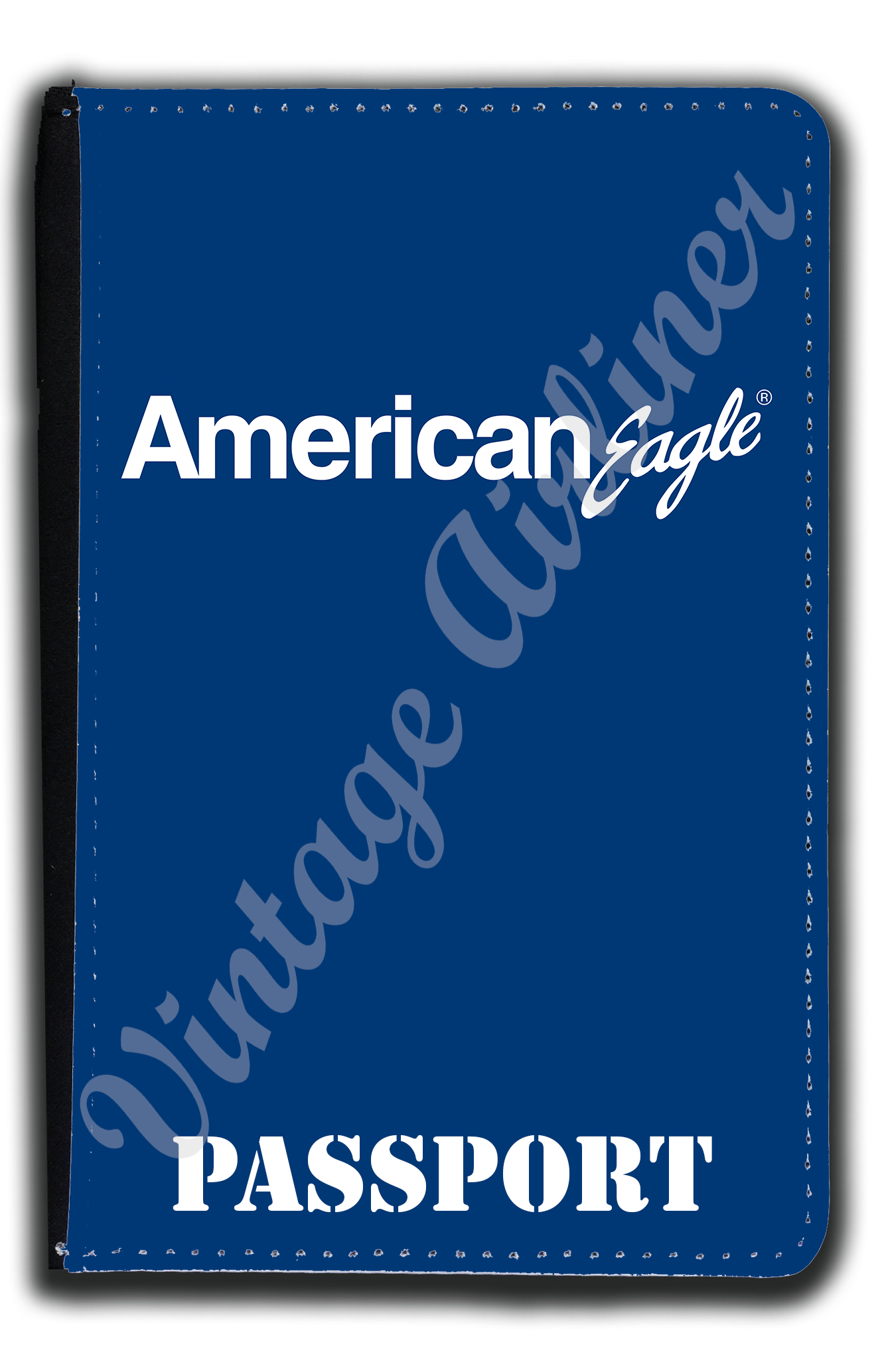 American Eagle Blue Logo Passport Case