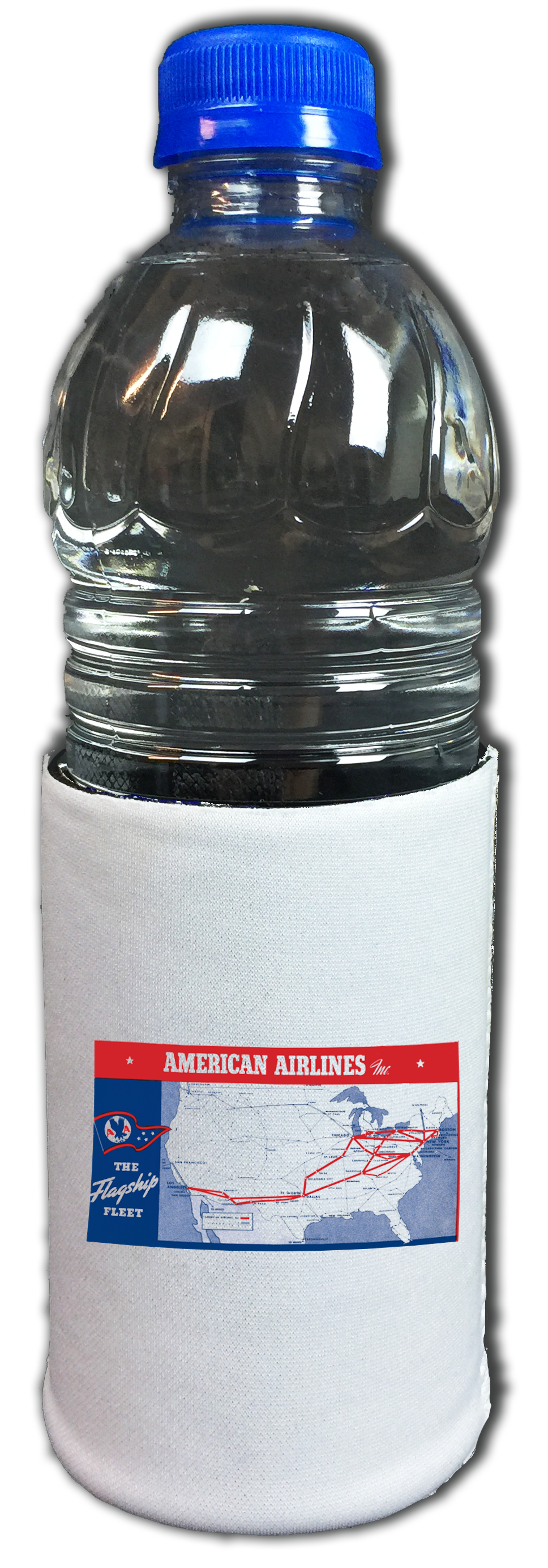 American Airlines Flagship Fleet Route Logo Beverage Wrap