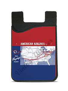 American Airlines Flagship Fleet Route Map Card Caddy