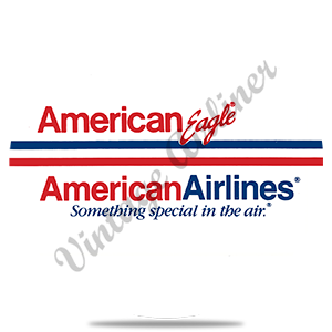 American Airline / American Eagle Logo Round Sandstone Coaster