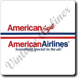 American Airline / American Eagle Logo Square Sandstone Coaster