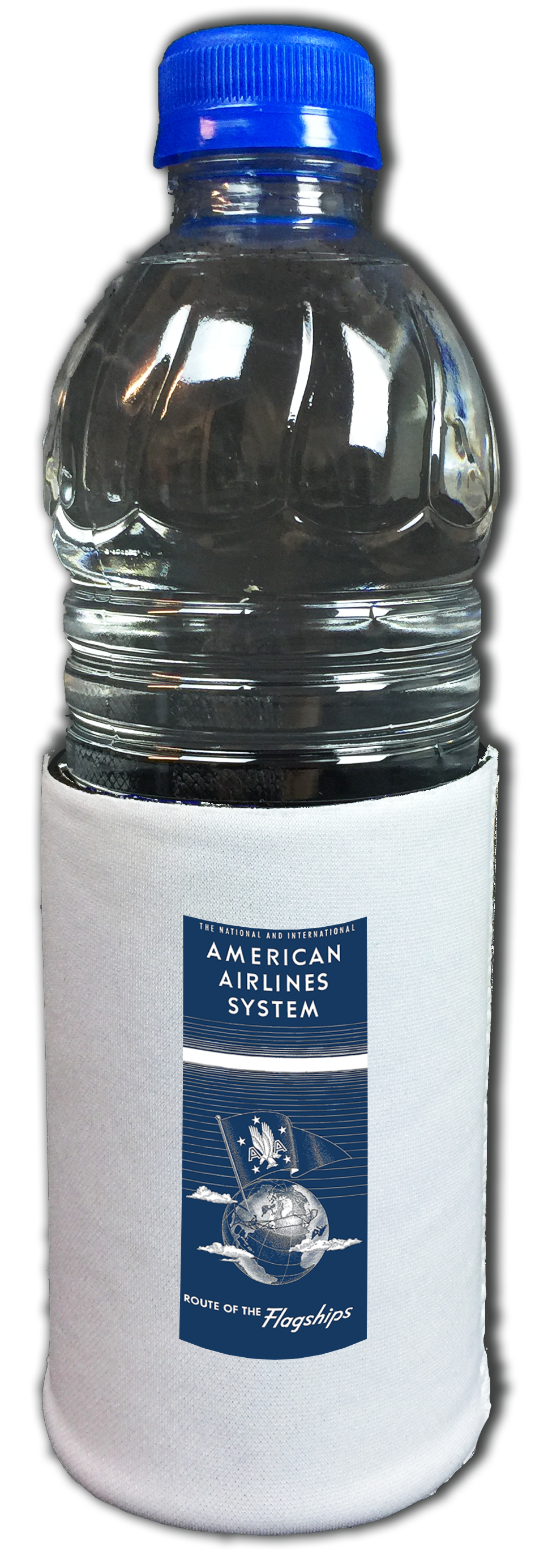 American Airlines 1940's Flagship Timetable Cover Beverage Wrap