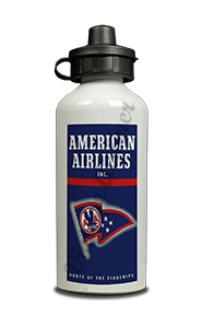 American Airlines Flagship Timetable Cover Aluminum Water Bottle