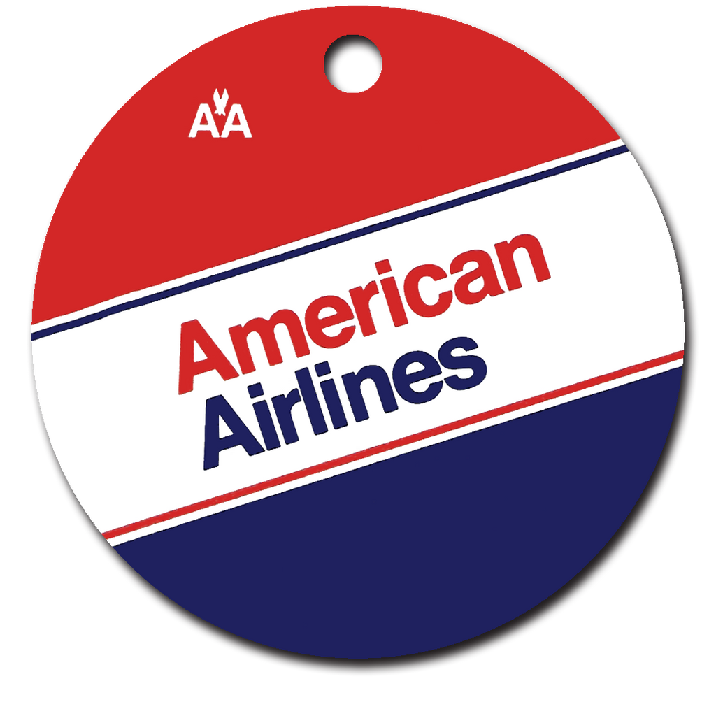 American Airlines 80's Ticket Jacket Ornaments