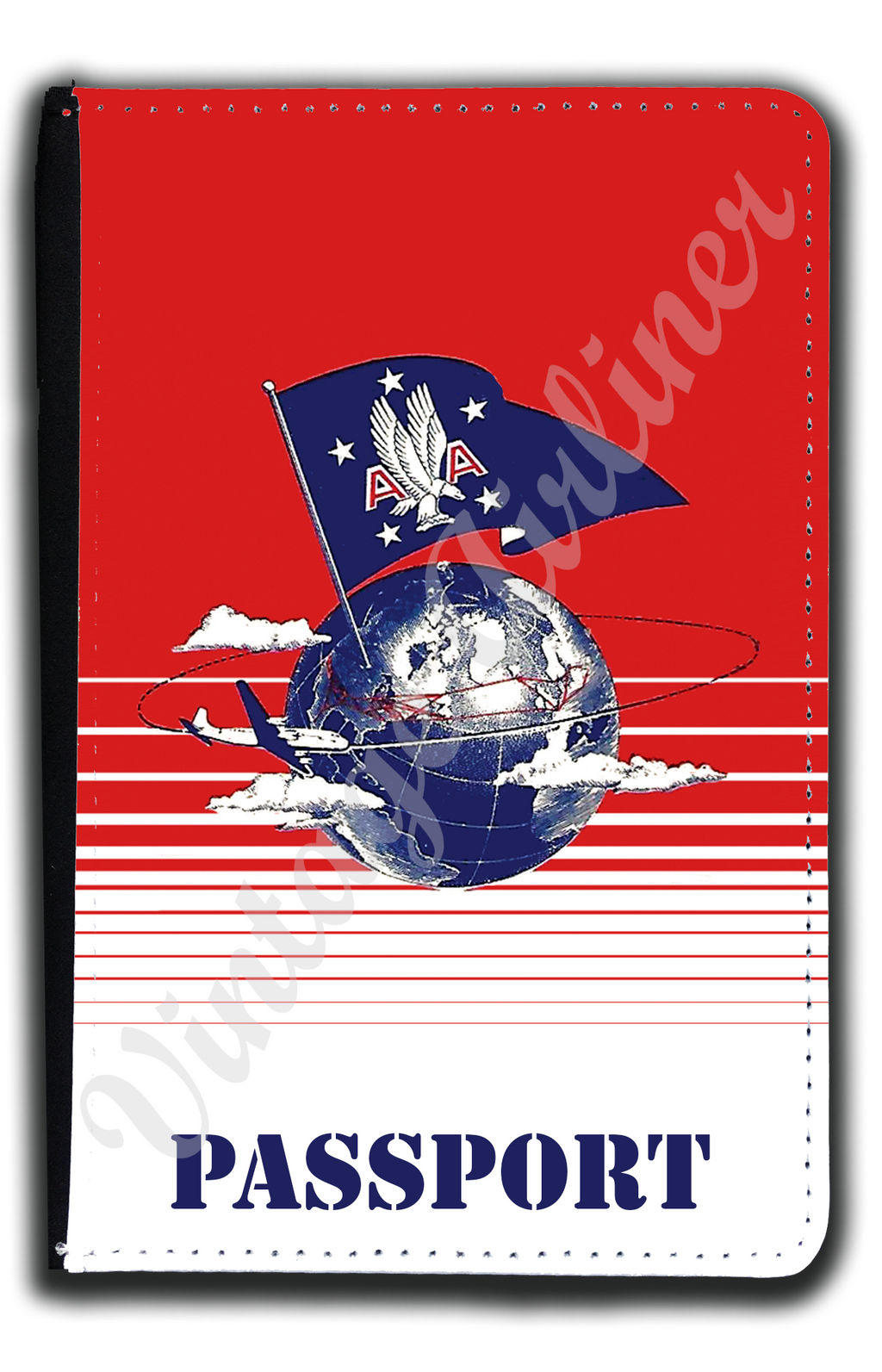 AA 1946 Ticket Jacket Passport Case