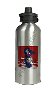 American Airlines 1946 Ticket Jacket Cover Aluminum Water Bottle