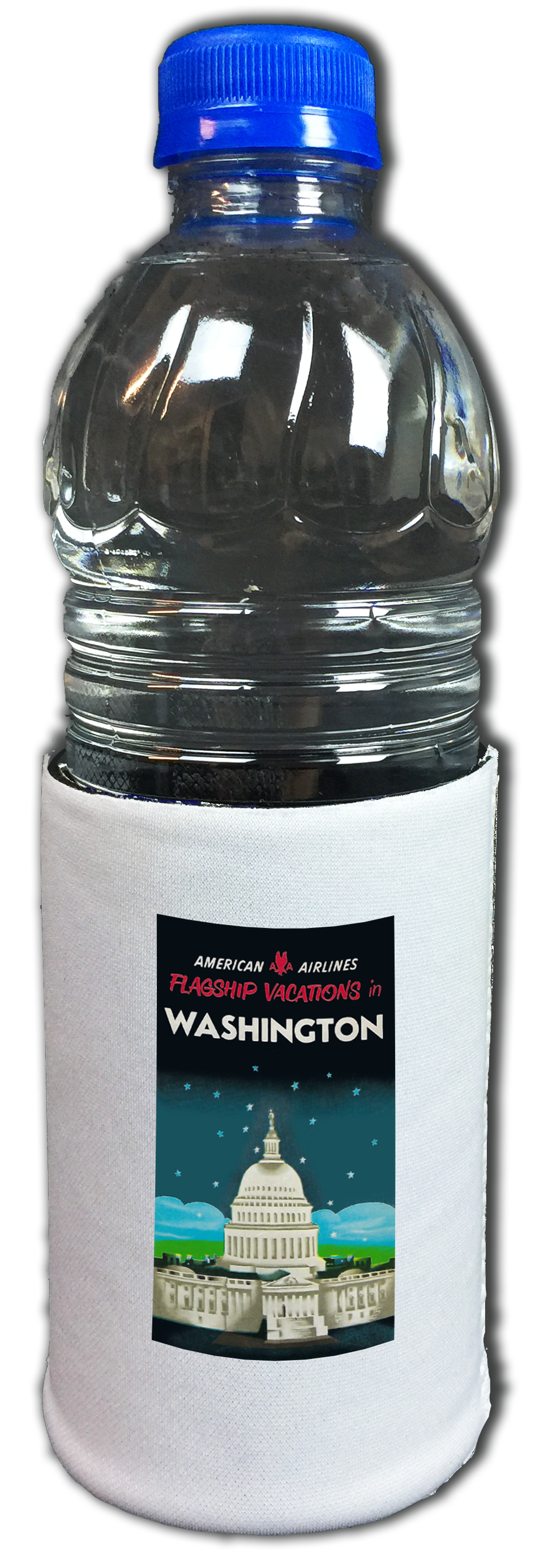 American Airlines Vacations Washington DC Brochure Cover Beverage Wrap