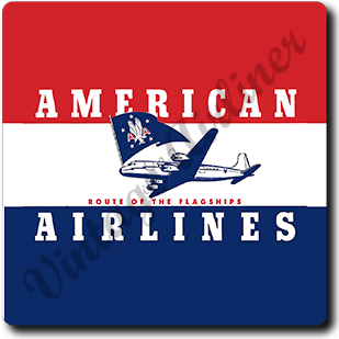 AA 1950's Square Sandstone Coaster
