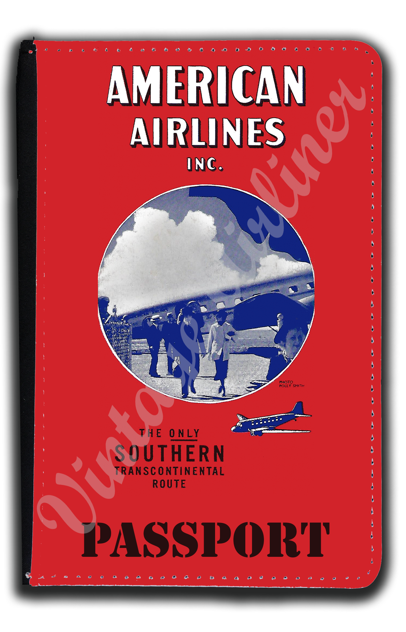 AA 1930's Timetable Cover Passport Case