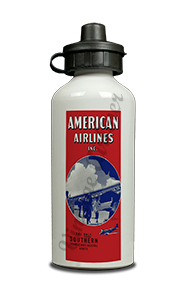 American Airlines 1936 Timetable Cover Aluminum Water Bottle