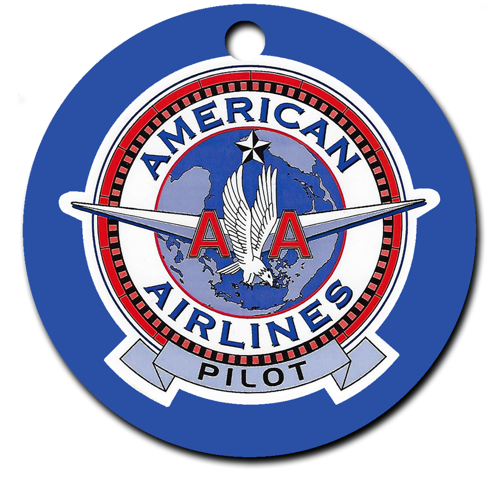 American Airlines Pilot Ornaments