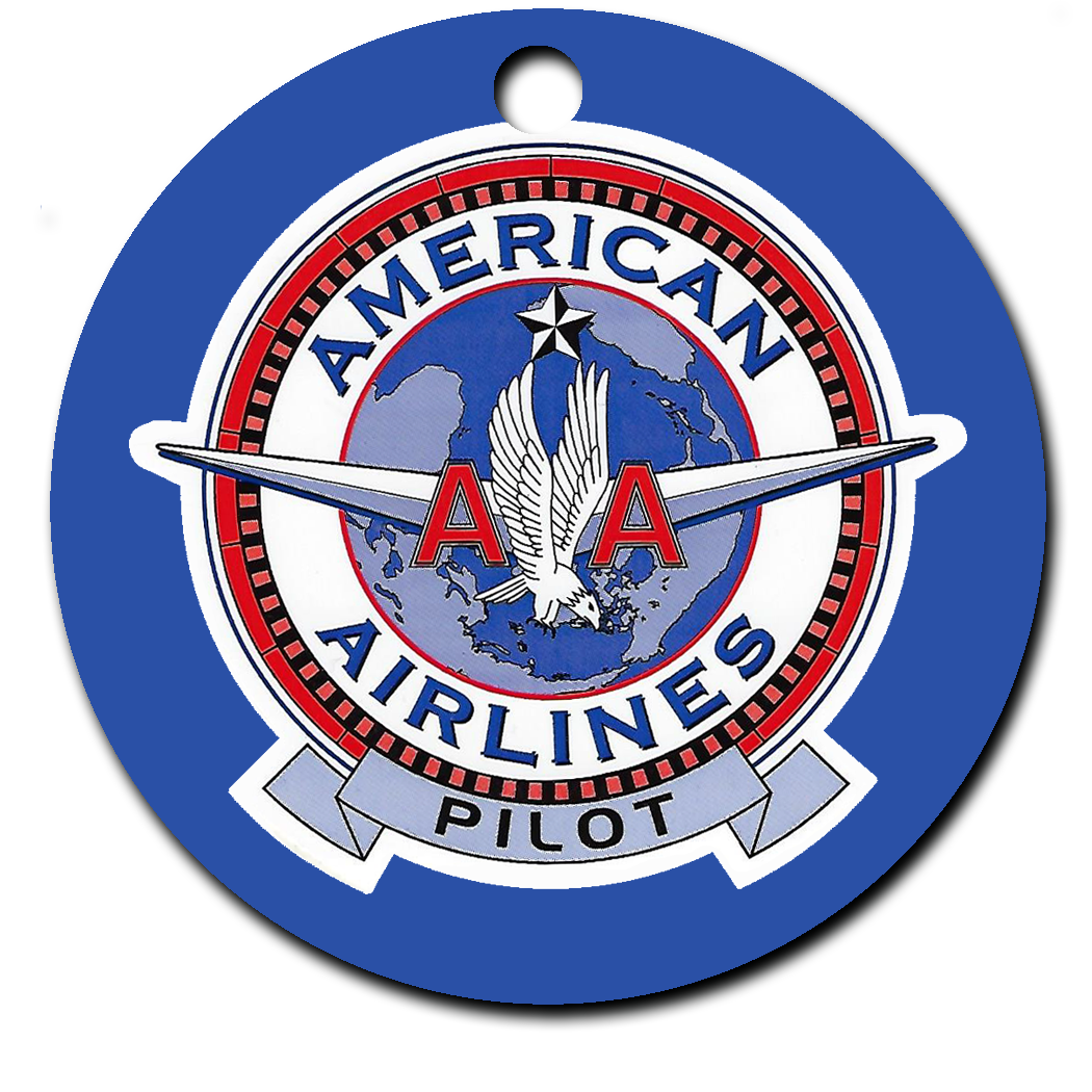 American Airlines Pilot Ornaments