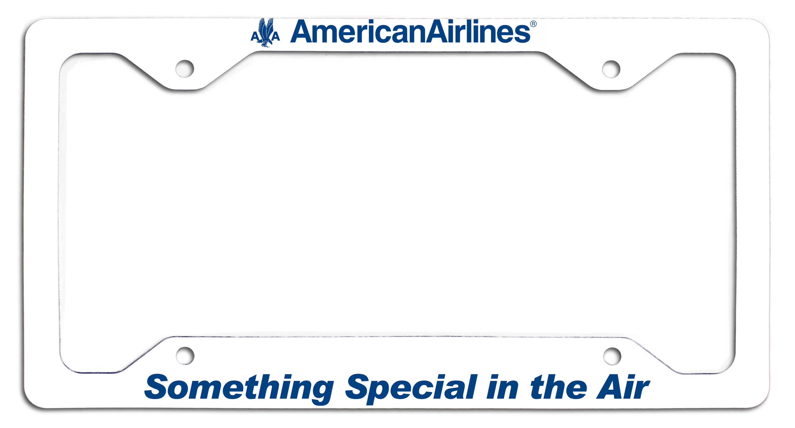 American Airlines - Something Special In the Air - w/AA Eagle License Plate Frame
