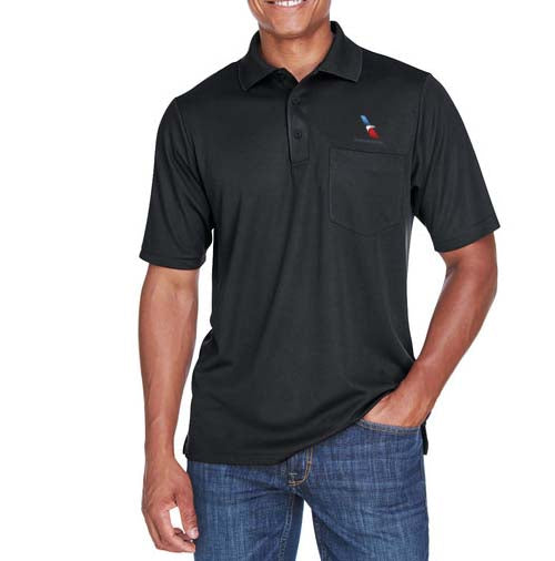2013 AA Logo Men's Wicking Pocket Polo