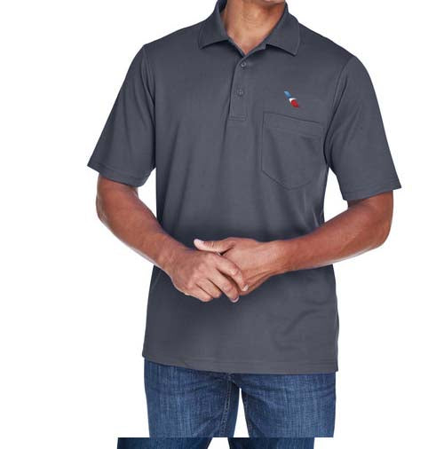 2013 AA Logo Men's Wicking Pocket Polo