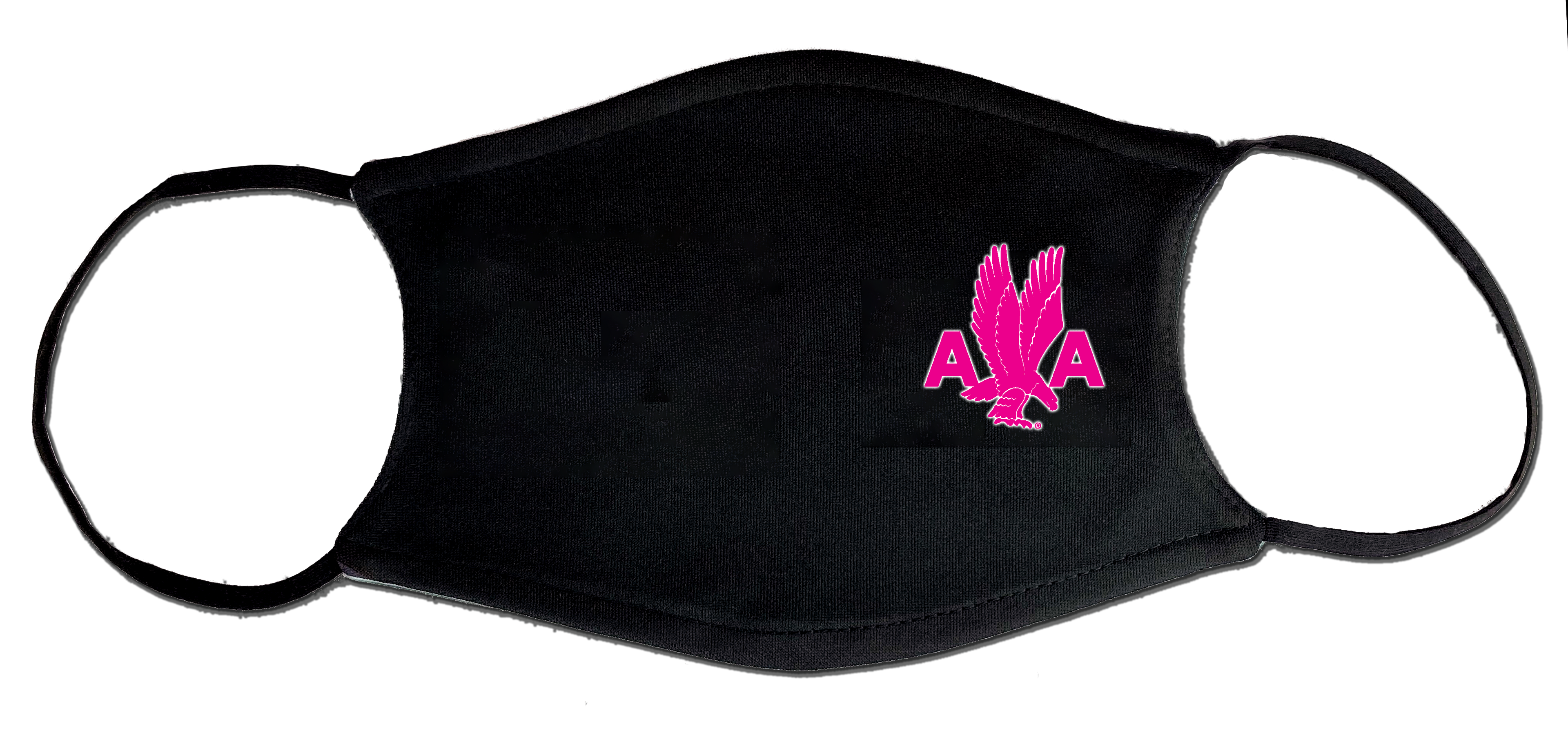 American Airlines Eagle Logo in Pink Face Mask
