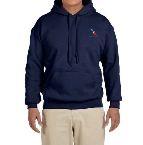 American Airlines 2013 AA Logo Embroidered Hooded Sweatshirt