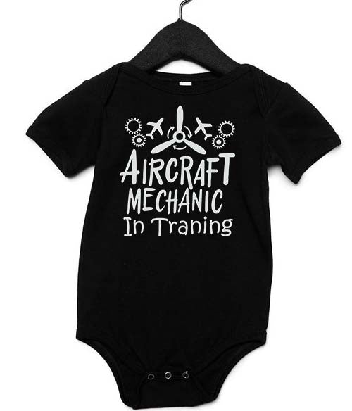 Infant Onesies - Aircraft Mechanic In Training