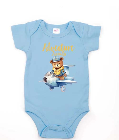 Pilot Bear Adventure Awaits Infant Onesie