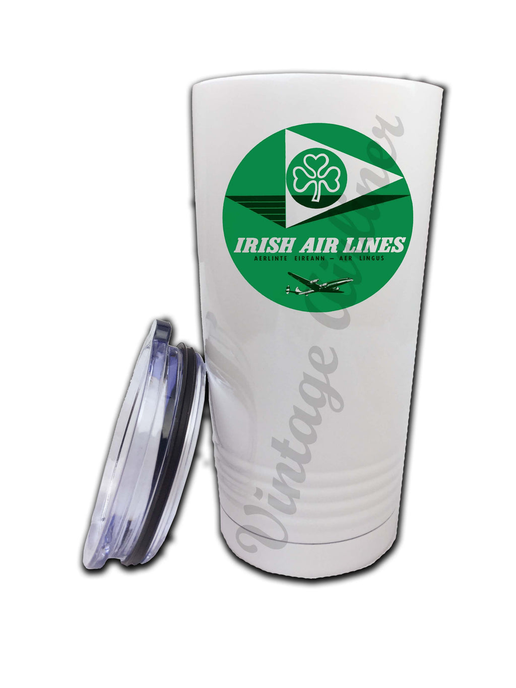 Aer Lingus 1950's Vintage Bag Sticker Tumbler