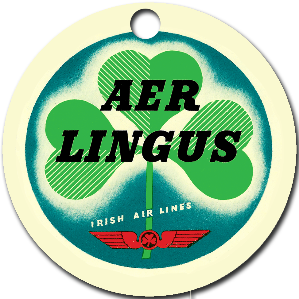Aer Lingus Irish Airlines Vintage Logo Ornaments