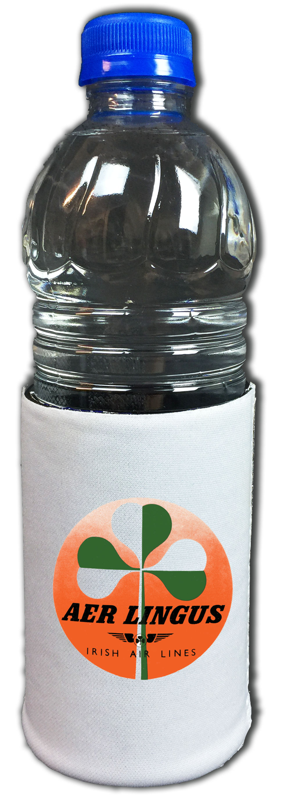 Aer Lingus Green & White Shamrock Beverage Wrap