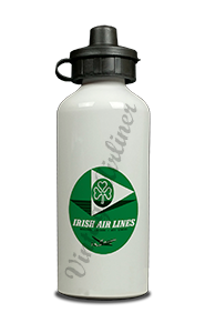 Aer Lingus 1950's Vintage Aluminum Water Bottle