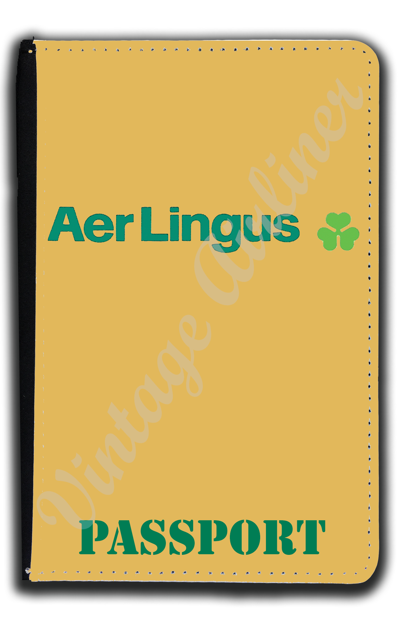 Aer Lingus Shamrock Logo Passport Case