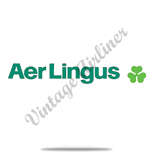 the Aer Lingus Logo Round Sandstone Coaster