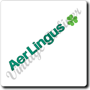 the Aer Lingus Logo Square Sandstone Coaster