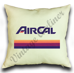 Air Cal Logo Linen Pillow Case Cover