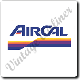 Air Cal Last Logo Square Sandstone Coaster