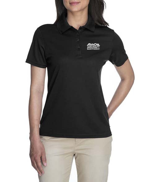 Air Cal Aircraft Maintenance Ladies Wicking Polo
