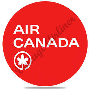 Air Canada Logo Round Sandstone Coaster