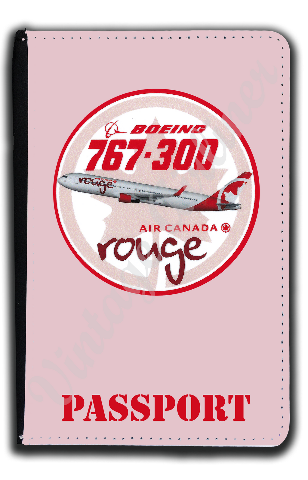 Air Canada Rouge 767 Bag Sticker Passport Case