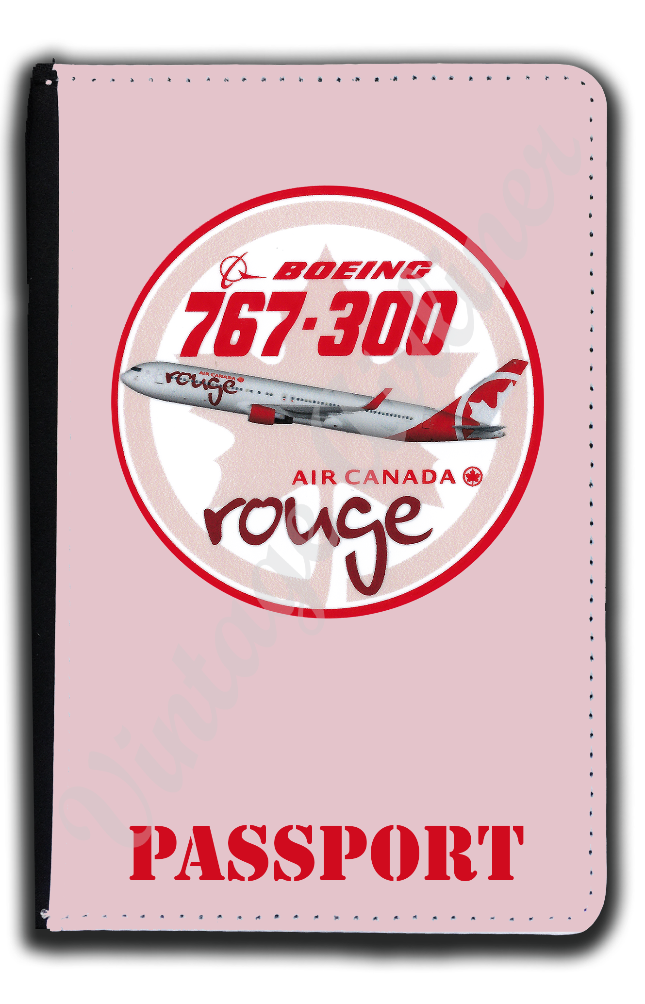 Air Canada Rouge 767 Bag Sticker Passport Case