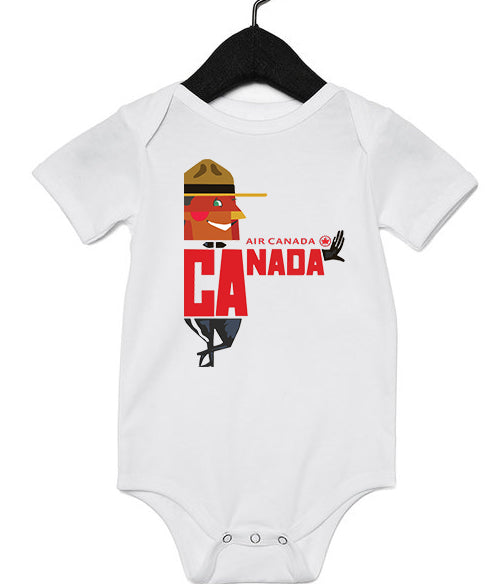 Air Canada Mountie Infant Onesie