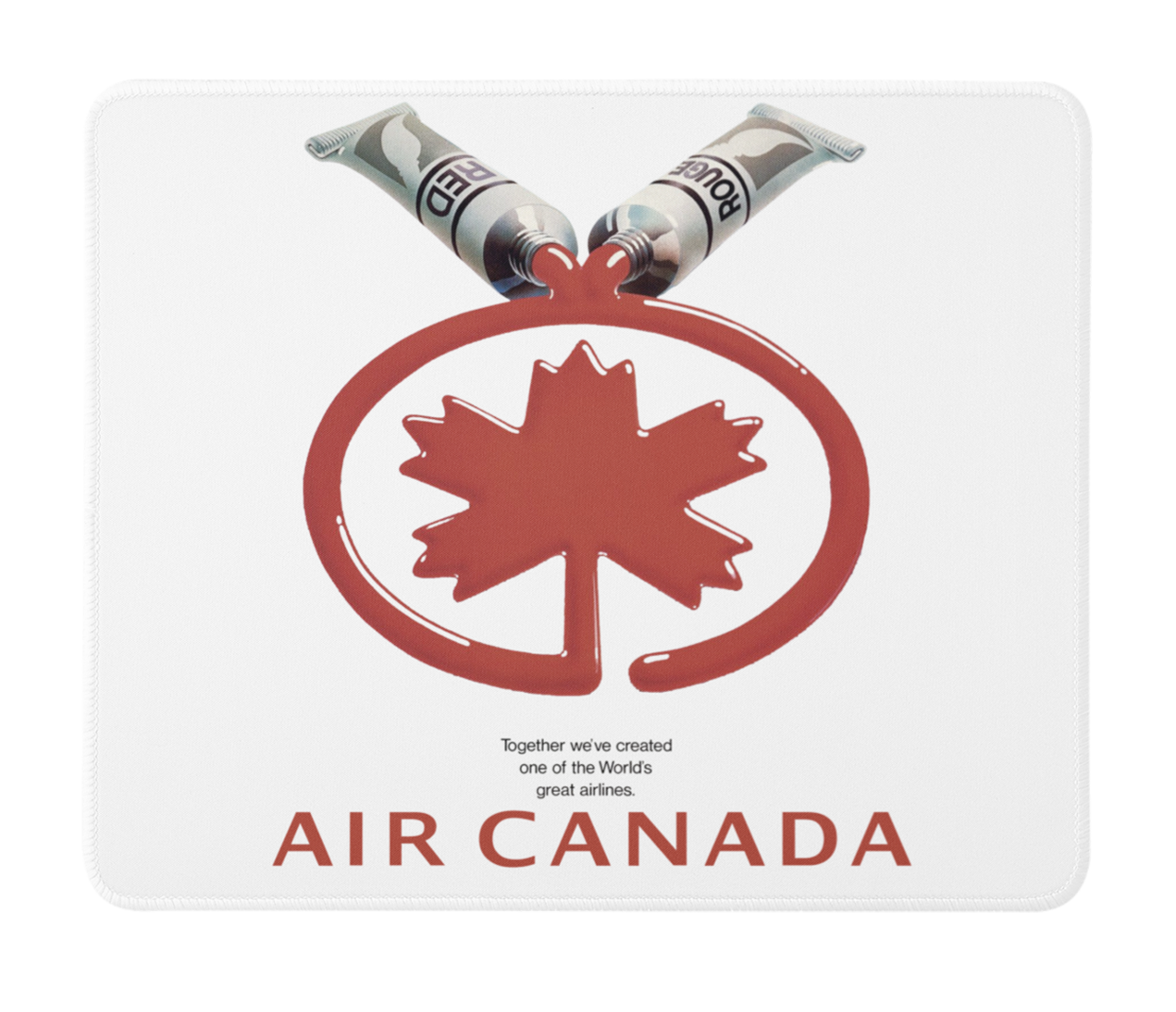Air Canada Paint Mousepad